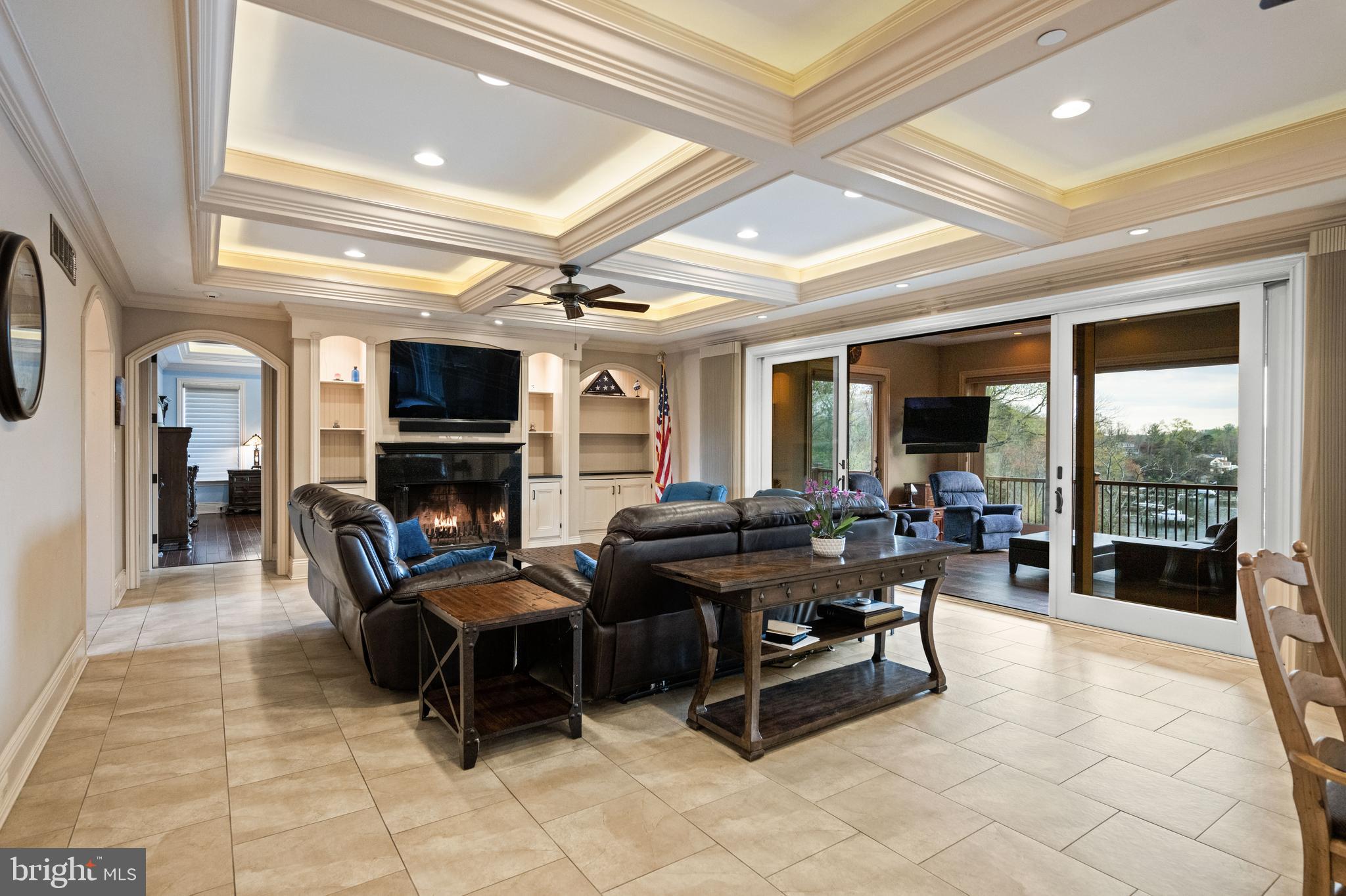 423 Benfield Road Severna Park, MD 21146 - Photo 12 of 50 Living room with sunroom beyond