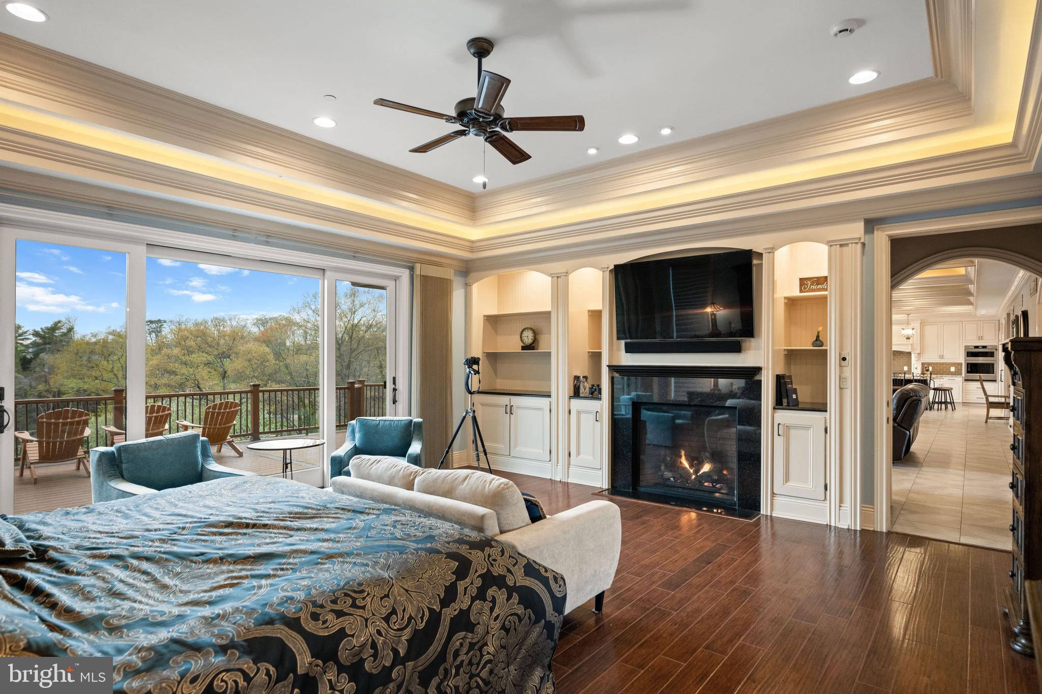 423 Benfield Road Severna Park, MD 21146 - Photo 15 of 50 Cozy fireplace and balcony