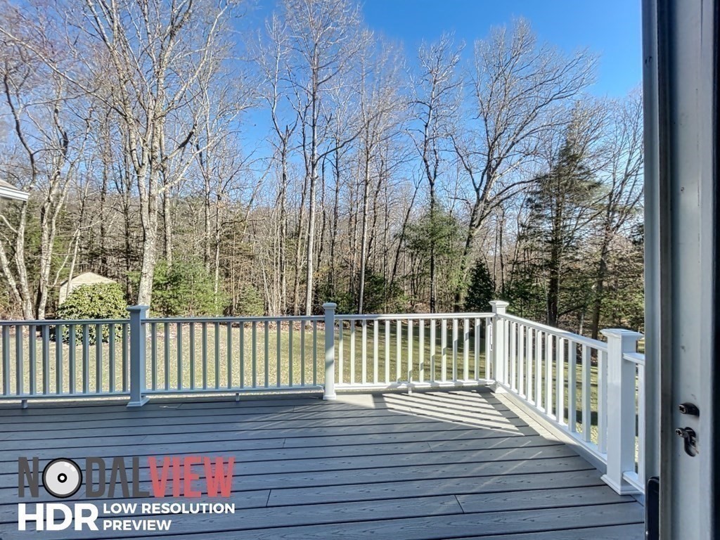 20 Warren Road Wilbraham, MA 01095 - Photo 18 of 41 a view of a deck with trees