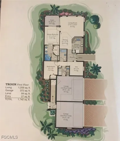 an ocean view with a swimming pool and outdoor space