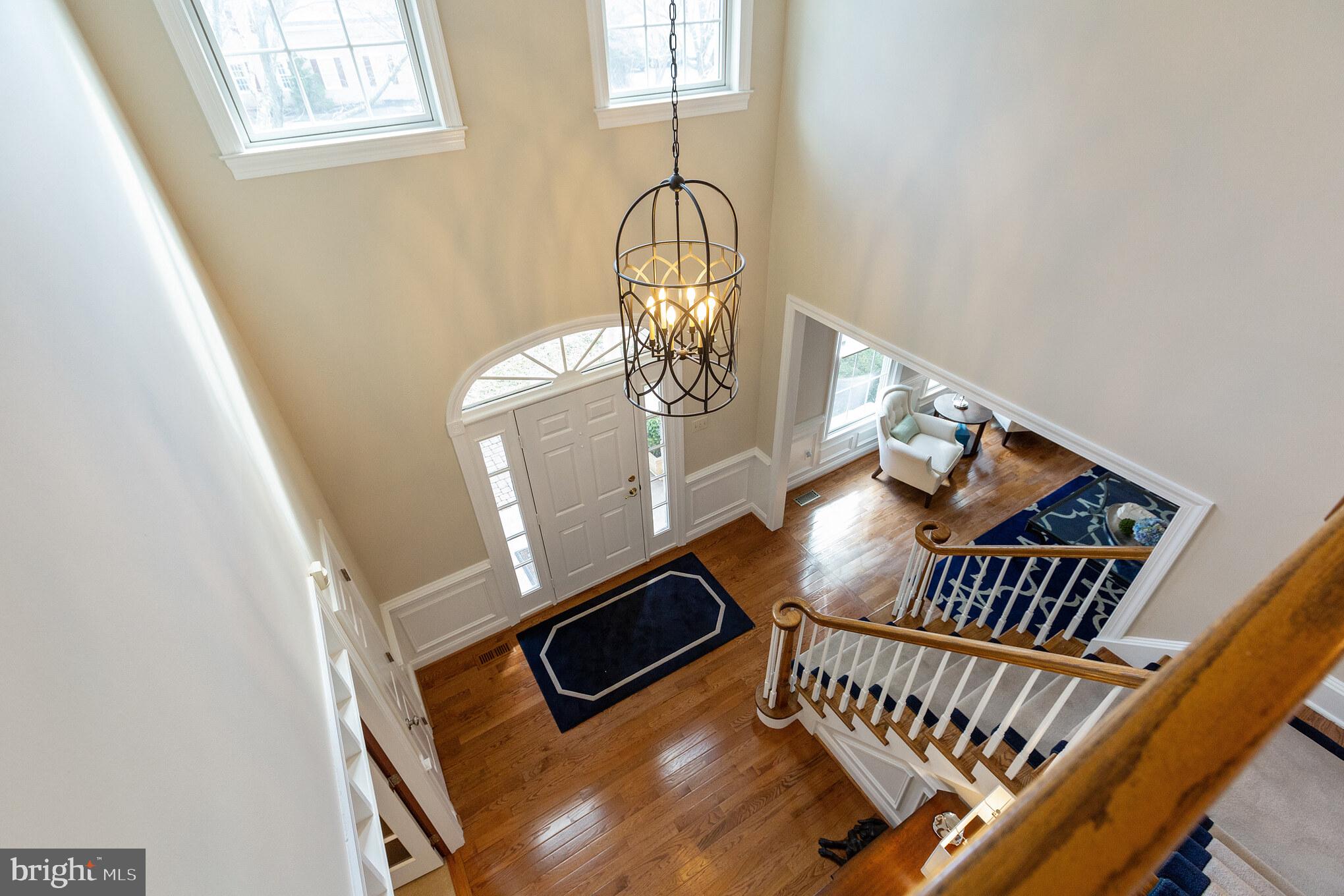 1517 Brookfield Road Yardley, PA 19067 - Photo 17 of 36 Upstairs looking down to foyer