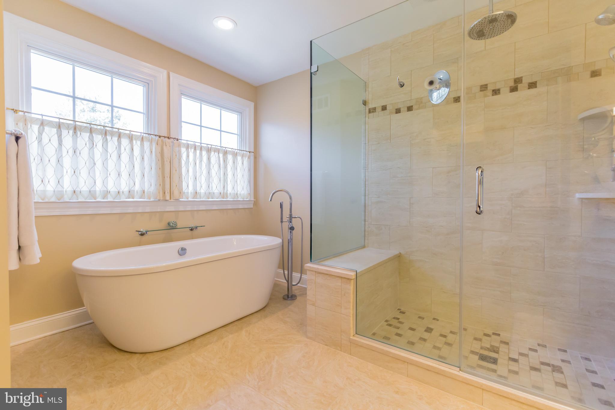 1517 Brookfield Road Yardley, PA 19067 - Photo 25 of 36 Master Bath with Soaking Tub