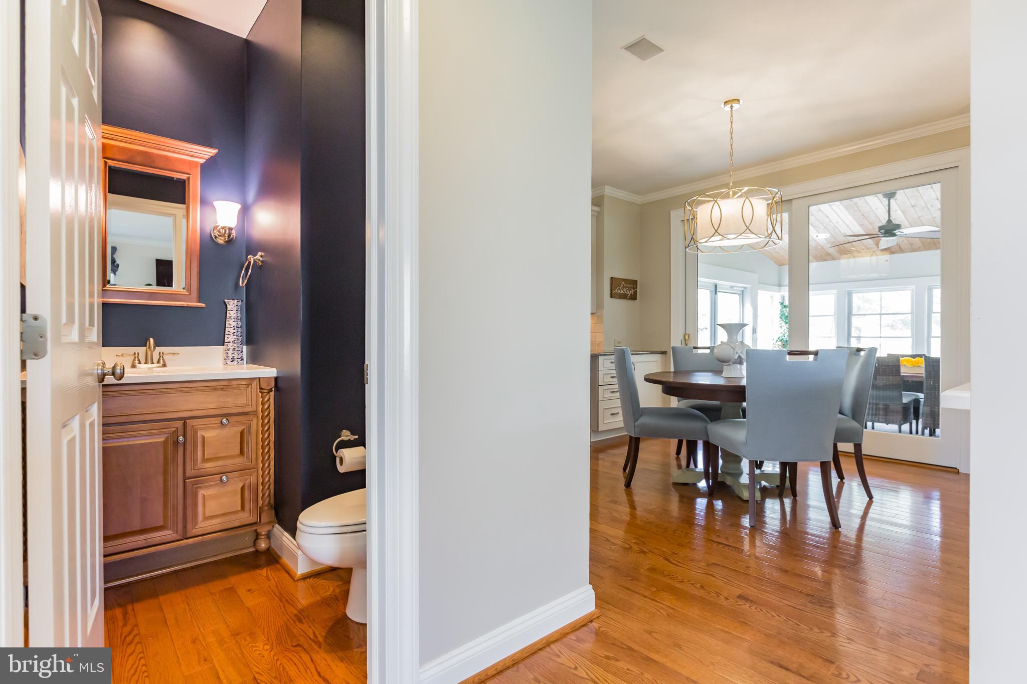 1517 Brookfield Road Yardley, PA 19067 - Photo 10 of 36 Eat in Kitchen and Powder Room