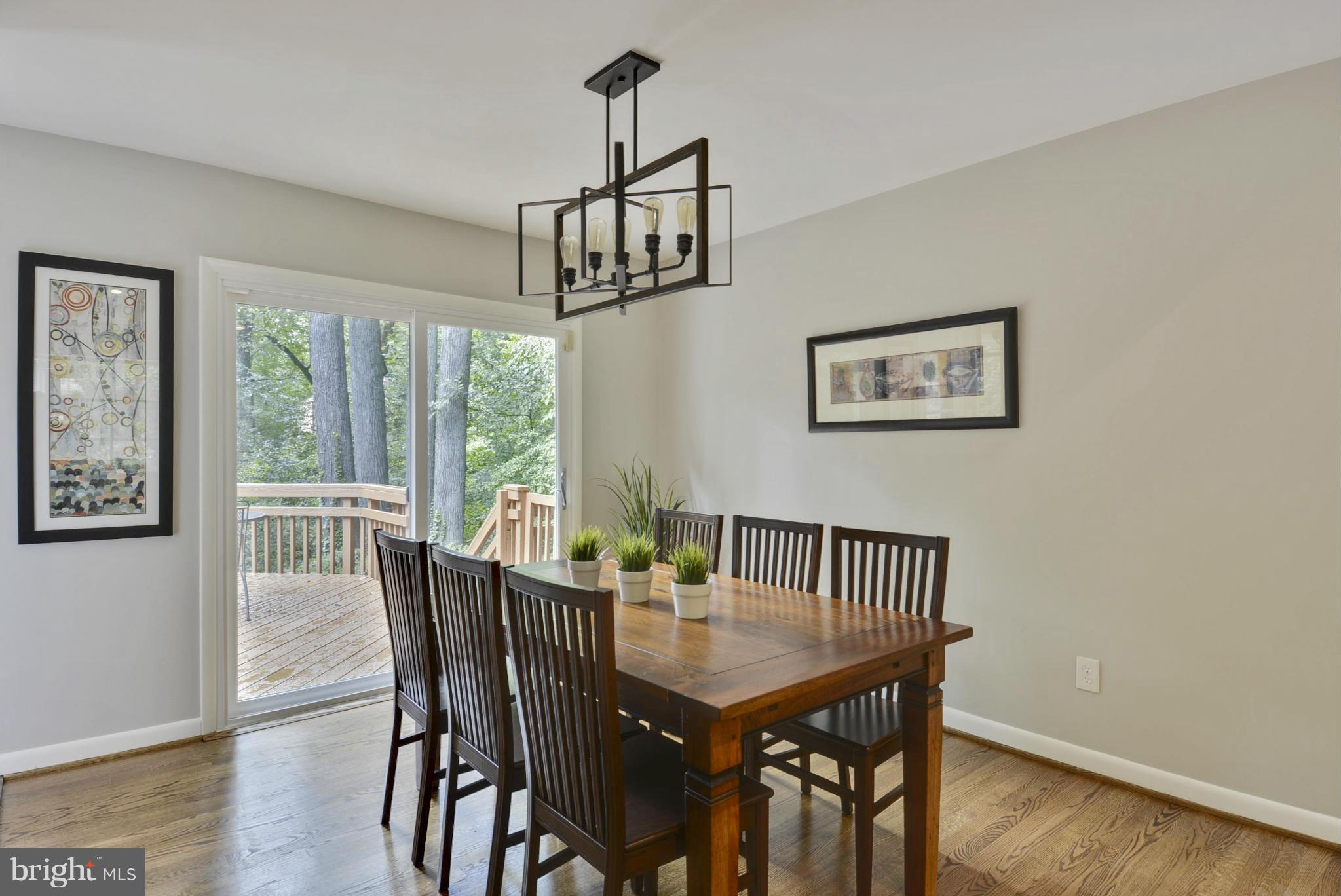 21 Parkside Road Silver Spring, MD 20910 - Photo 8 of 29 a view of a dining room with furniture window and wooden floor
