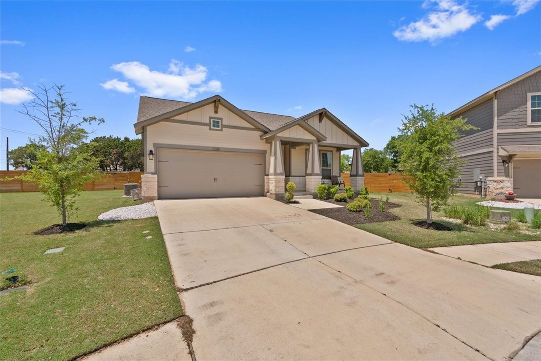 109 Syrah Court Leander, TX 78641 - Photo 1 of 1 a view of a house with a backyard