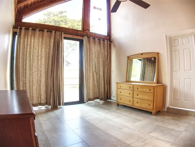 a view of a room with rack on the wall