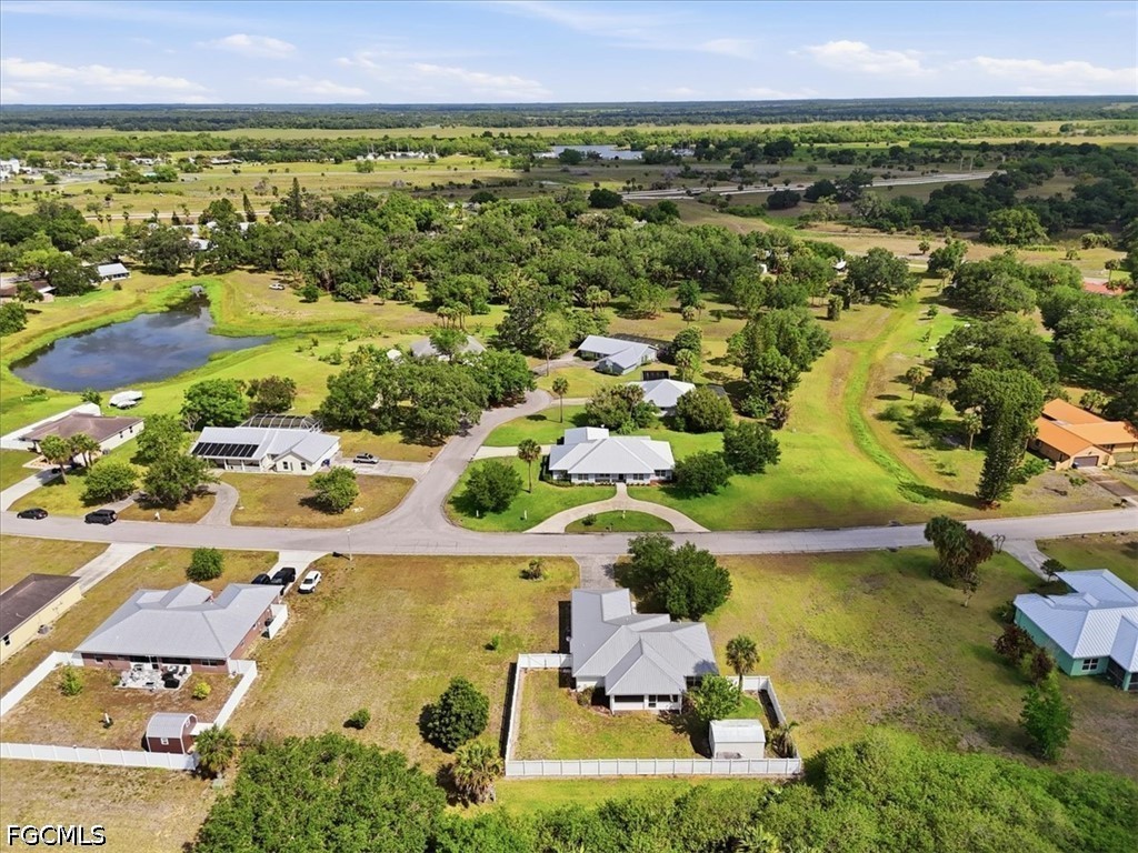 4530 Springview Circle LaBelle, FL 33935 - Photo 45 of 46 an aerial view of residential house with outdoor space