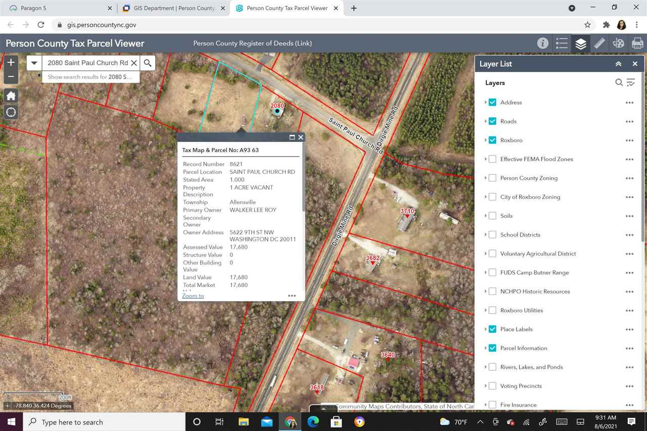 St Paul Church Road Roxboro, NC 27574 - Photo 4 of 4 Lot for sale