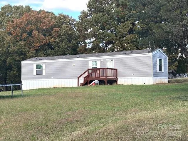 a house view with a garden space