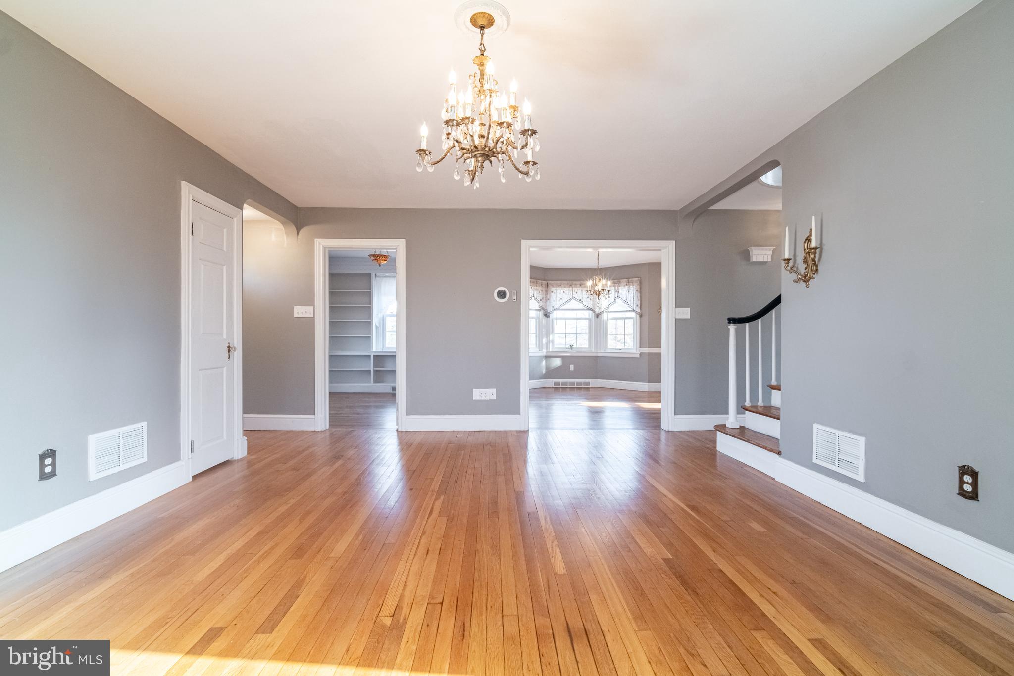 550 East Canal Road York, PA 17404 - Photo 8 of 32 a view of an empty room with wooden floor and a window