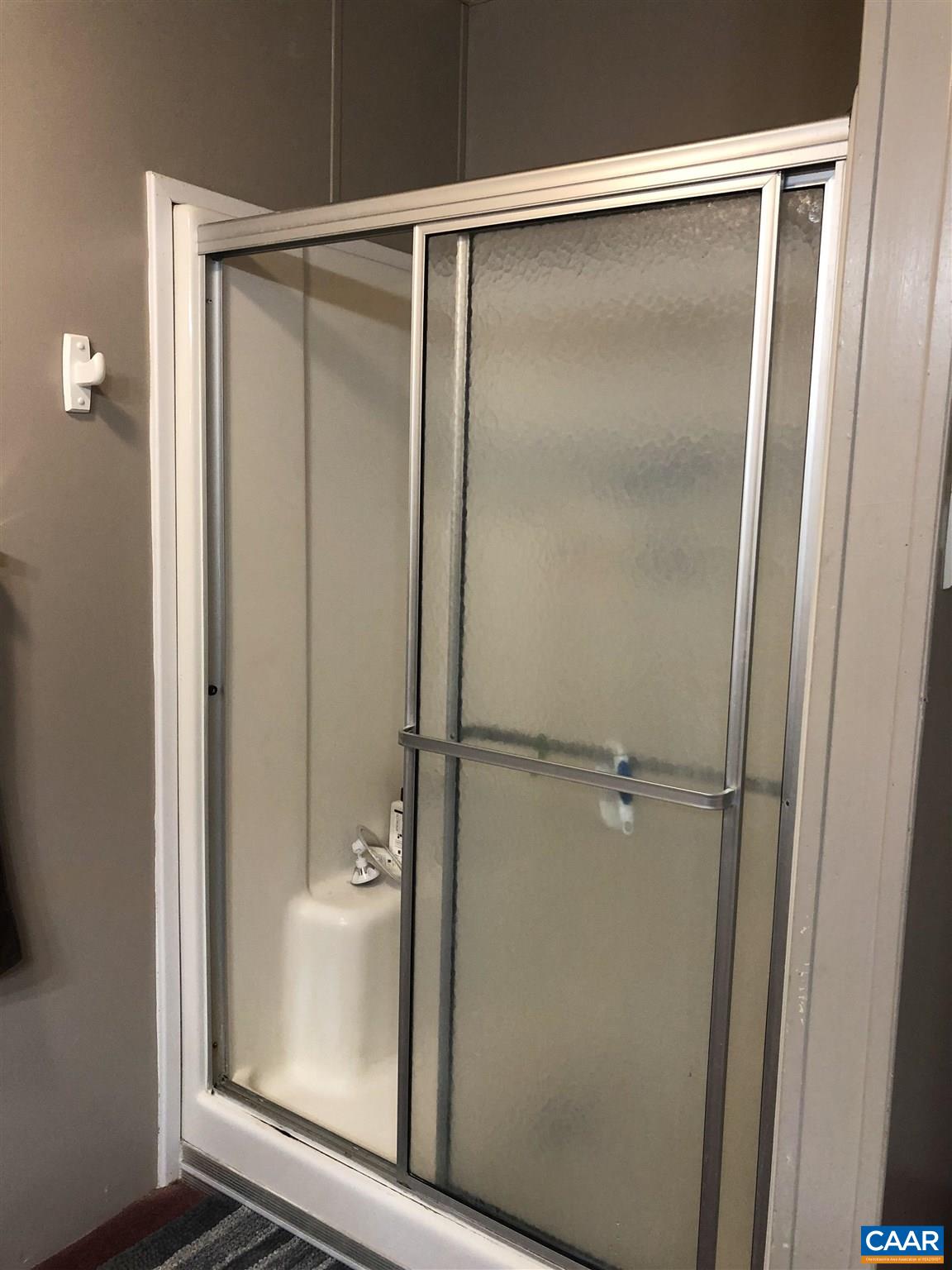 583 Rippin Run Road Ruckersville, VA 22968 - Photo 11 of 28 a bathroom with a glass shower door