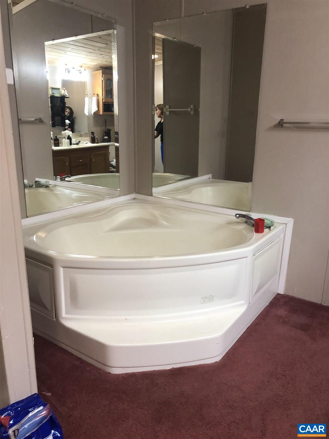 583 Rippin Run Road Ruckersville, VA 22968 - Photo 10 of 28 a bathroom with a tub sink and mirror