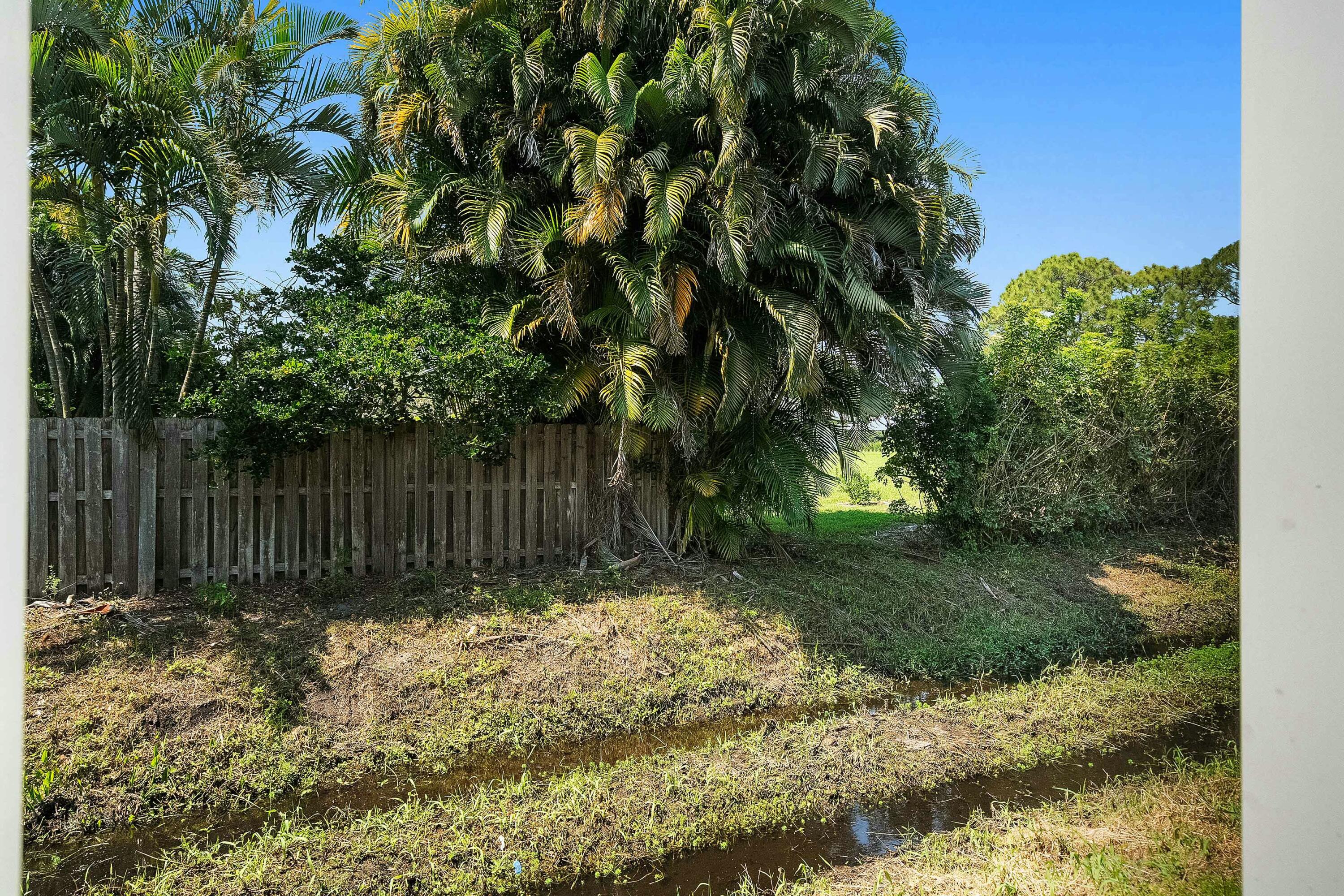 2480 Southeast Springtree Place Stuart, FL 34997 - Photo 33 of 39 a view of backyard with tree
