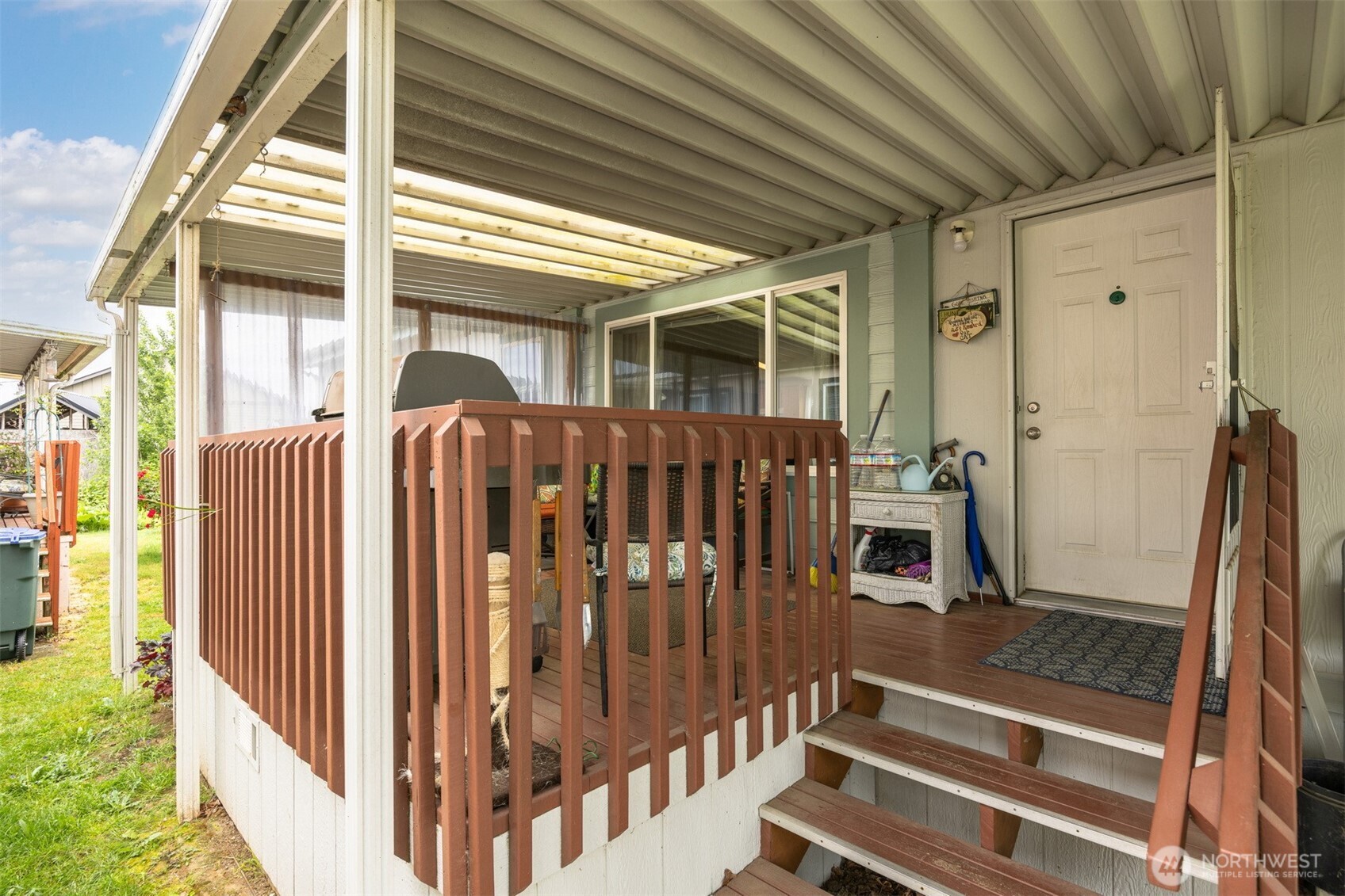 380 East Pole Road, Unit 6 Lynden, WA 98264 - Photo 3 of 40 a view of entryway with wooden floor and stairs