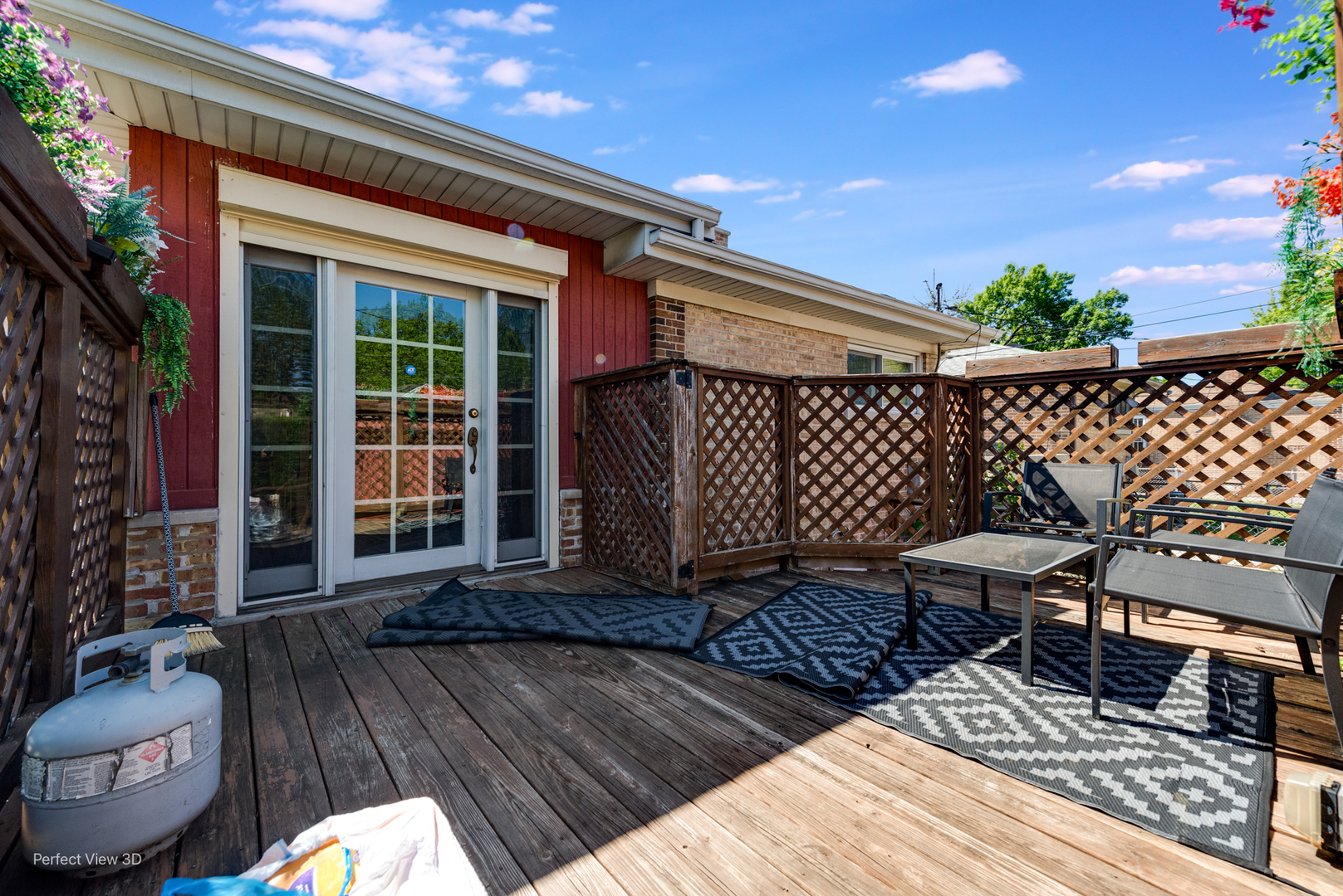 6147 North Harding Avenue Chicago, IL 60659 - Photo 9 of 10 a view of a patio with wooden floor