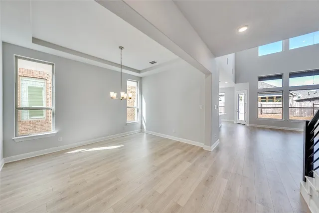 a view of livingroom with hardwood floor and window