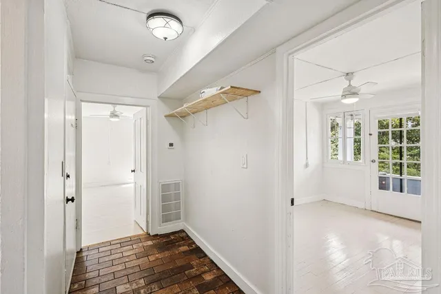 a view of livingroom with hardwood floor and window