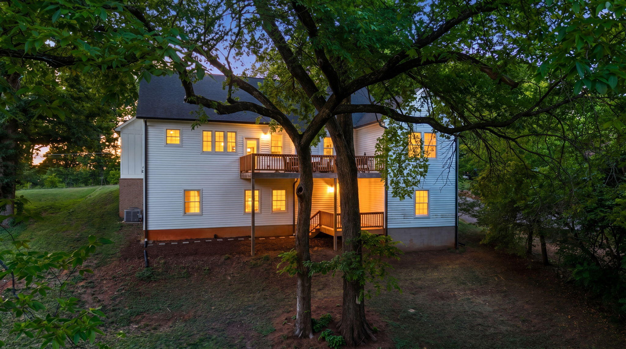 6296 Fairview Road Hixson, TN 37343 - Photo 59 of 59 Twilight Rear View