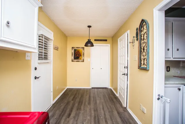 a view of front door