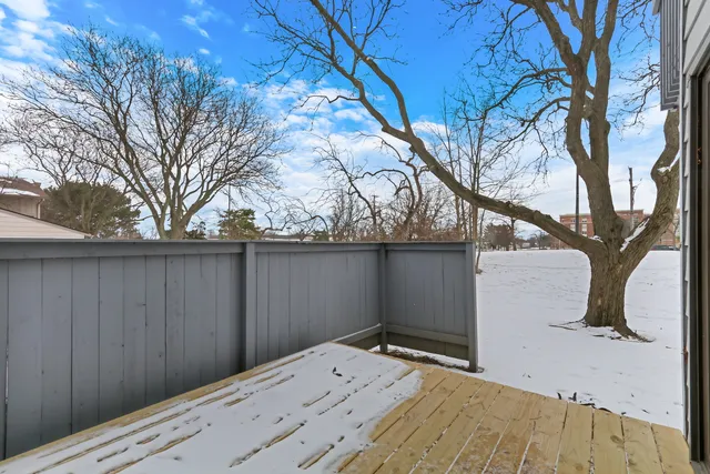 a backyard of a house
