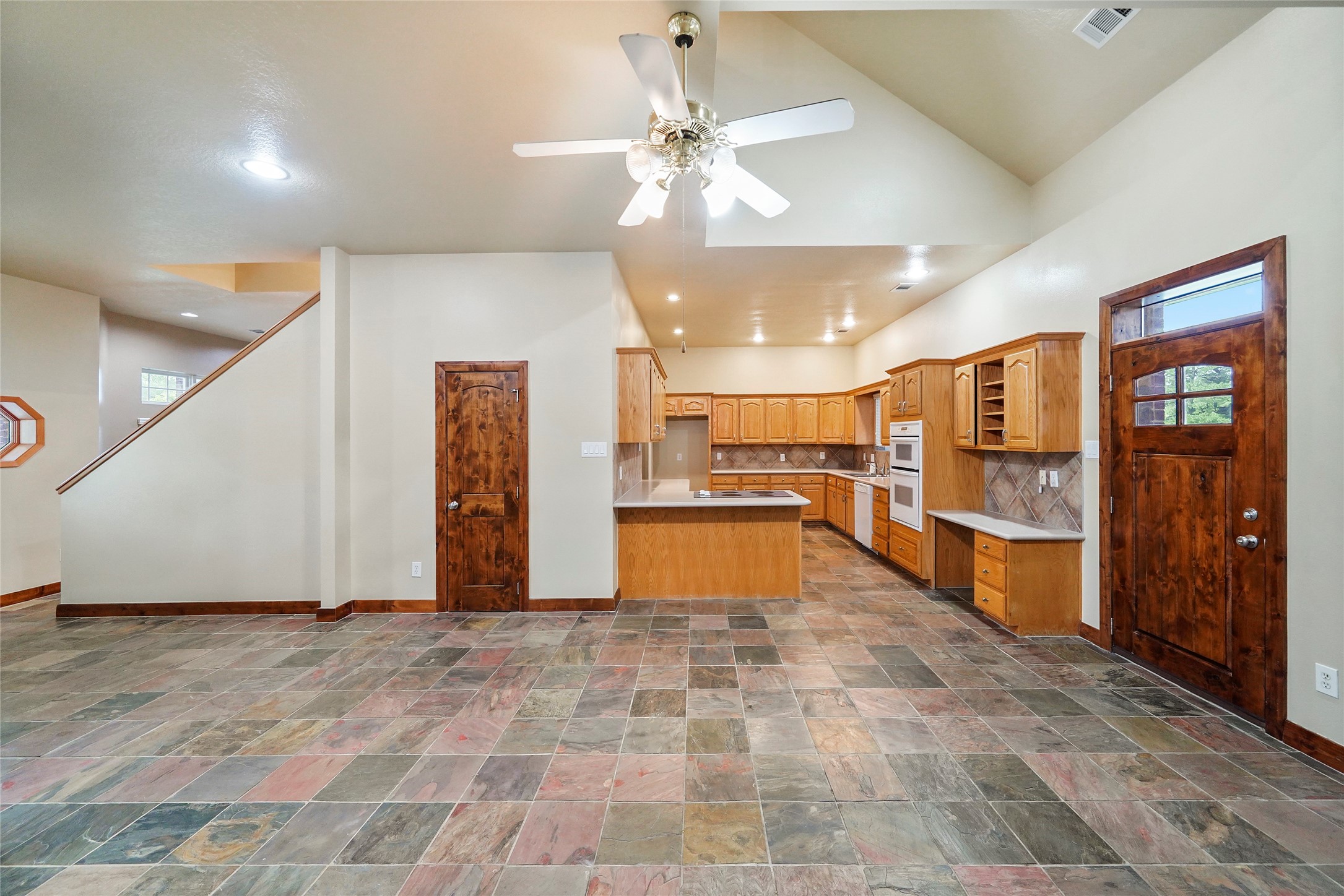 19250 Becker Road Hockley, TX 77447 - Photo 18 of 38 a large space with a large window and kitchen view