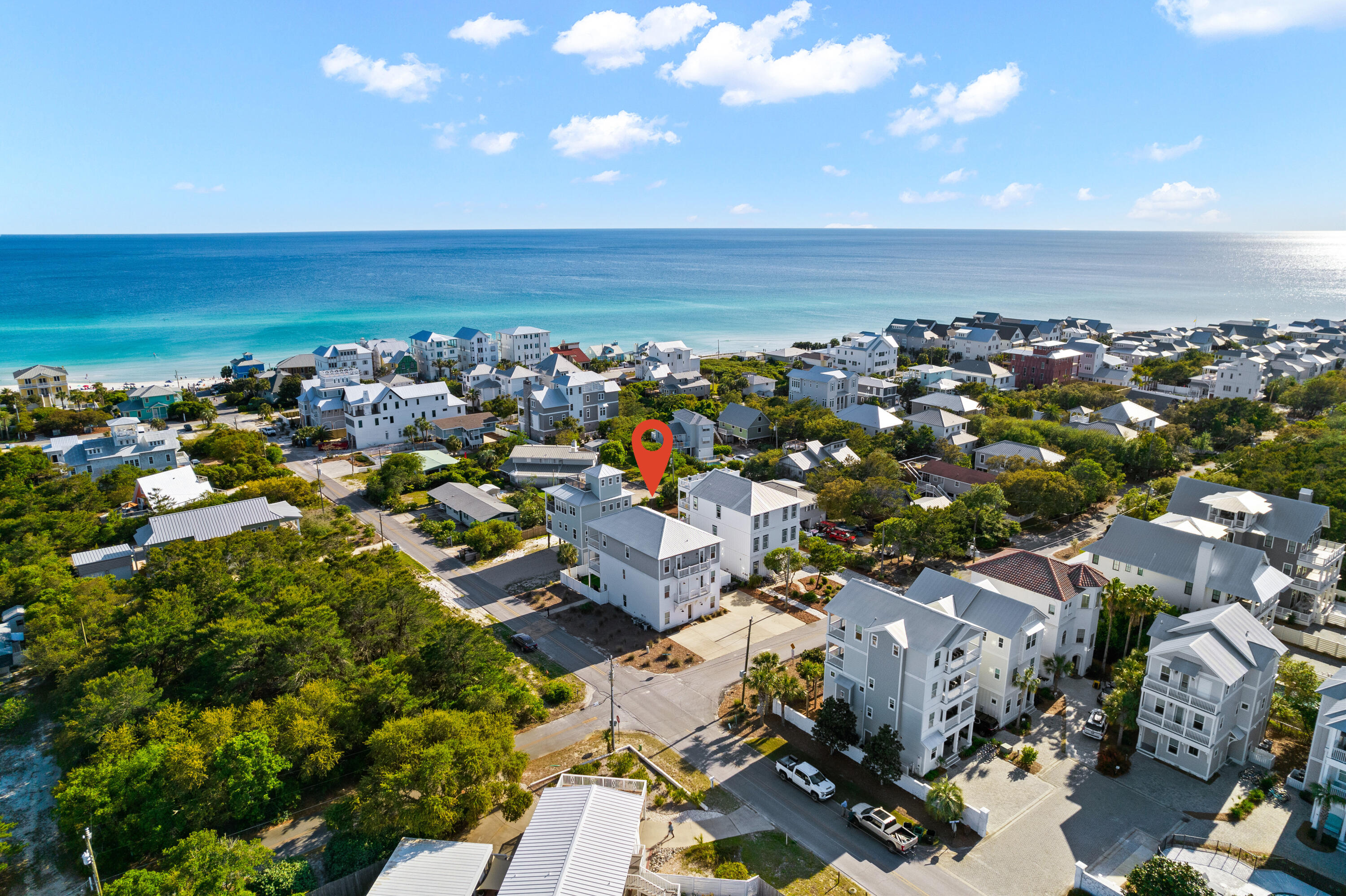 114 South Wall Street Inlet Beach, FL 32461 - Photo 1 of 62 an aerial view of multiple house