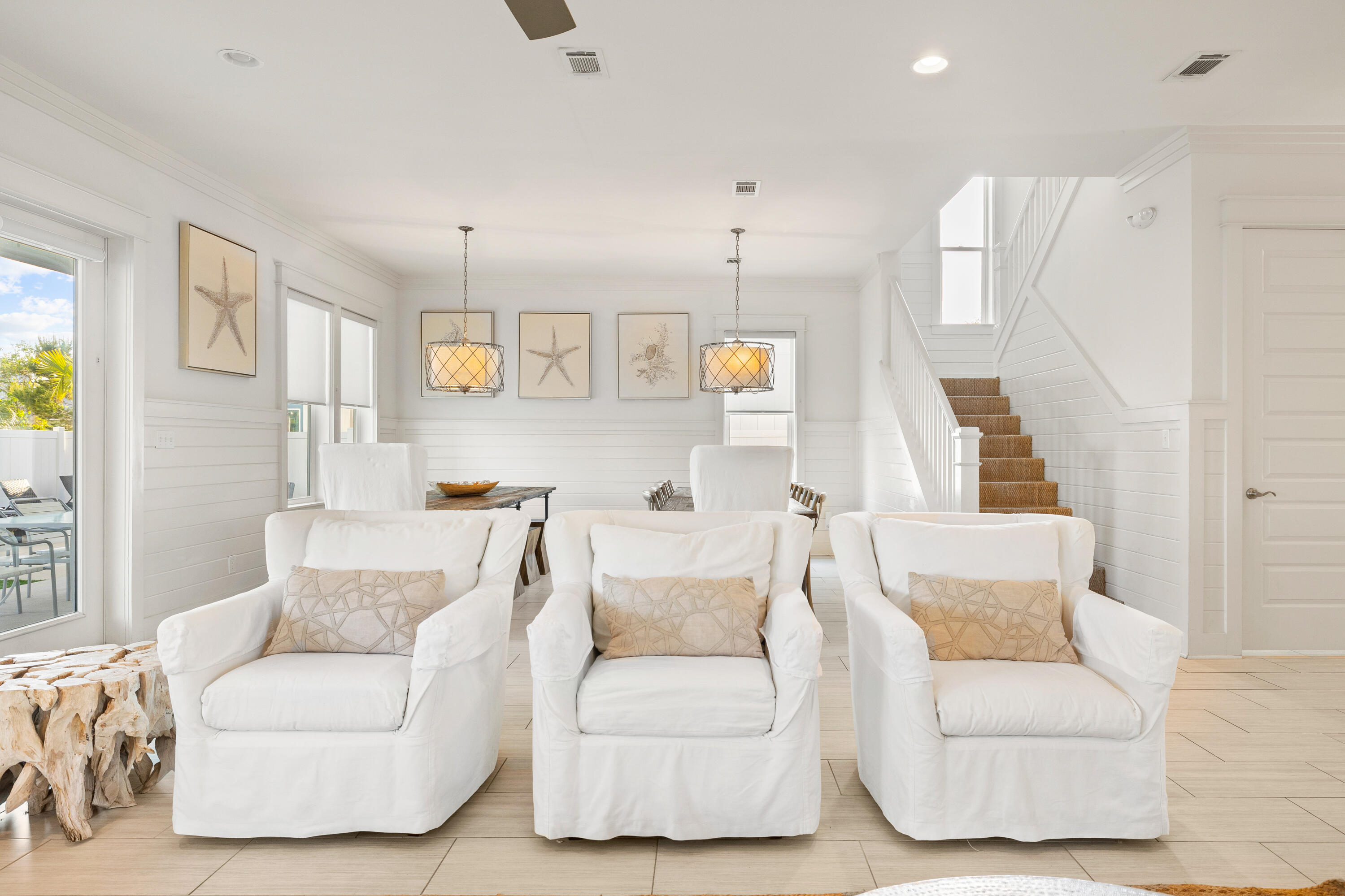 114 South Wall Street Inlet Beach, FL 32461 - Photo 19 of 62 a living room with furniture and a wooden floor
