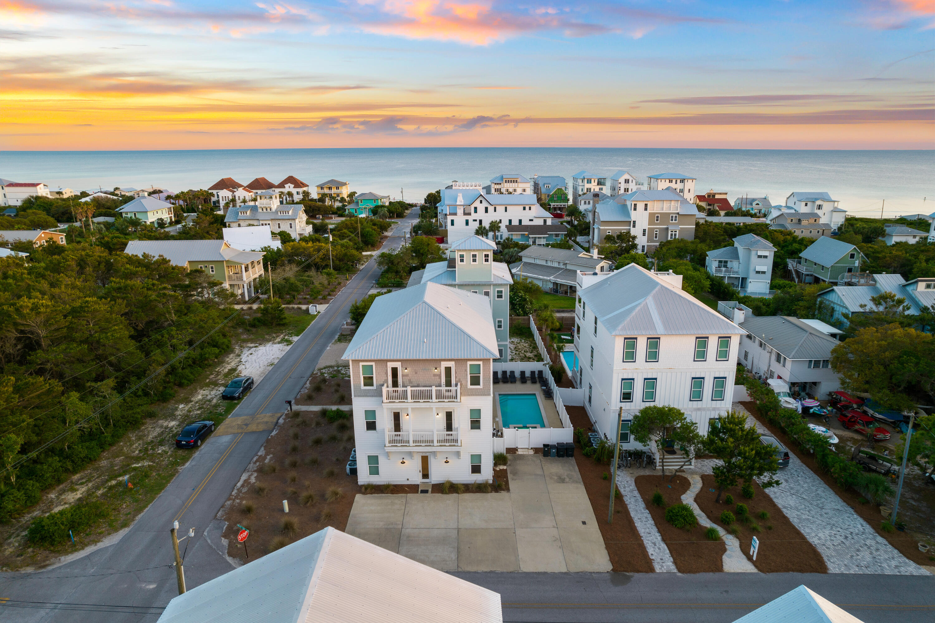 114 South Wall Street Inlet Beach, FL 32461 - Photo 3 of 62 a view of a city with an ocean view