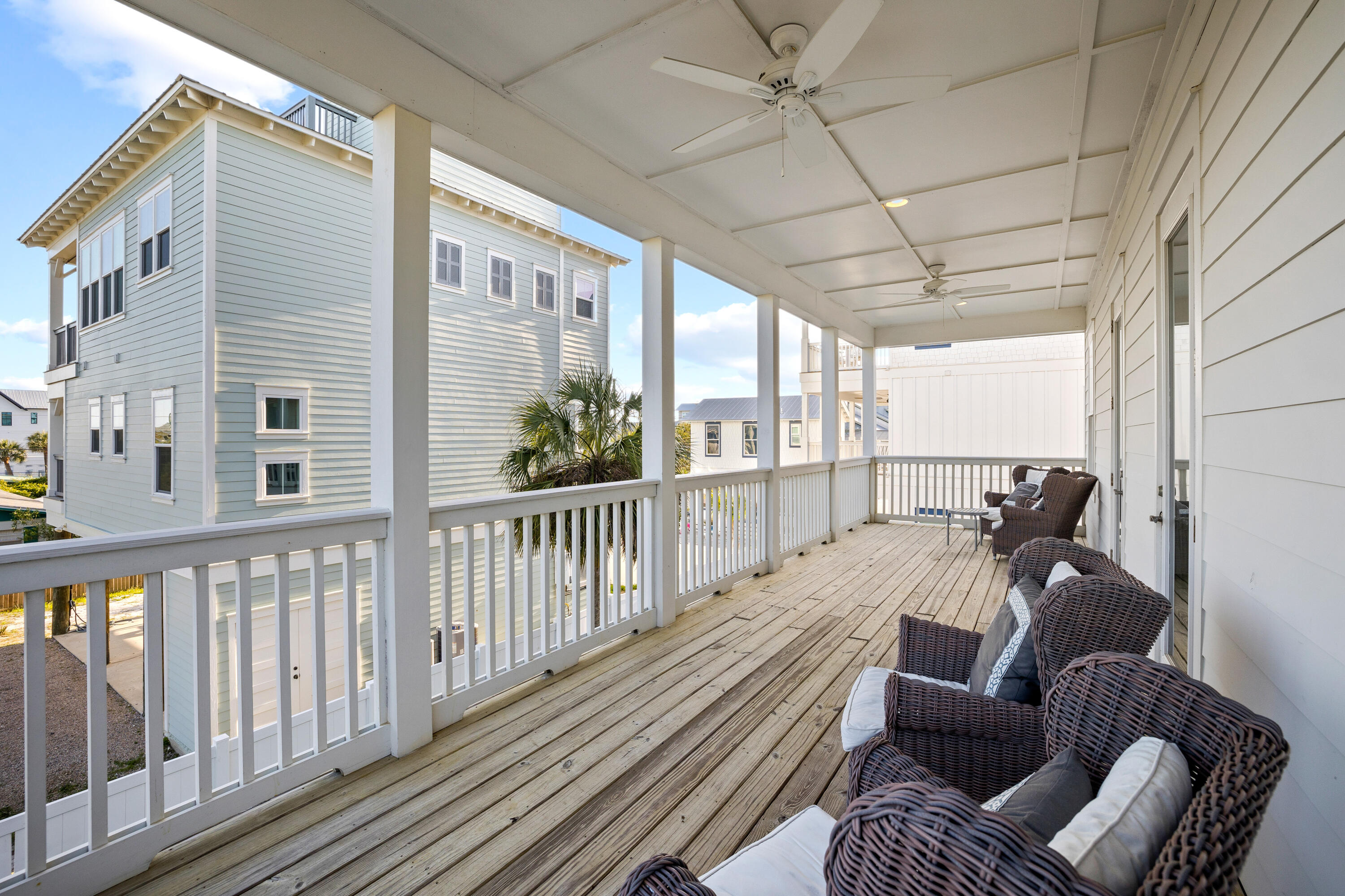114 South Wall Street Inlet Beach, FL 32461 - Photo 45 of 62 a balcony with furniture