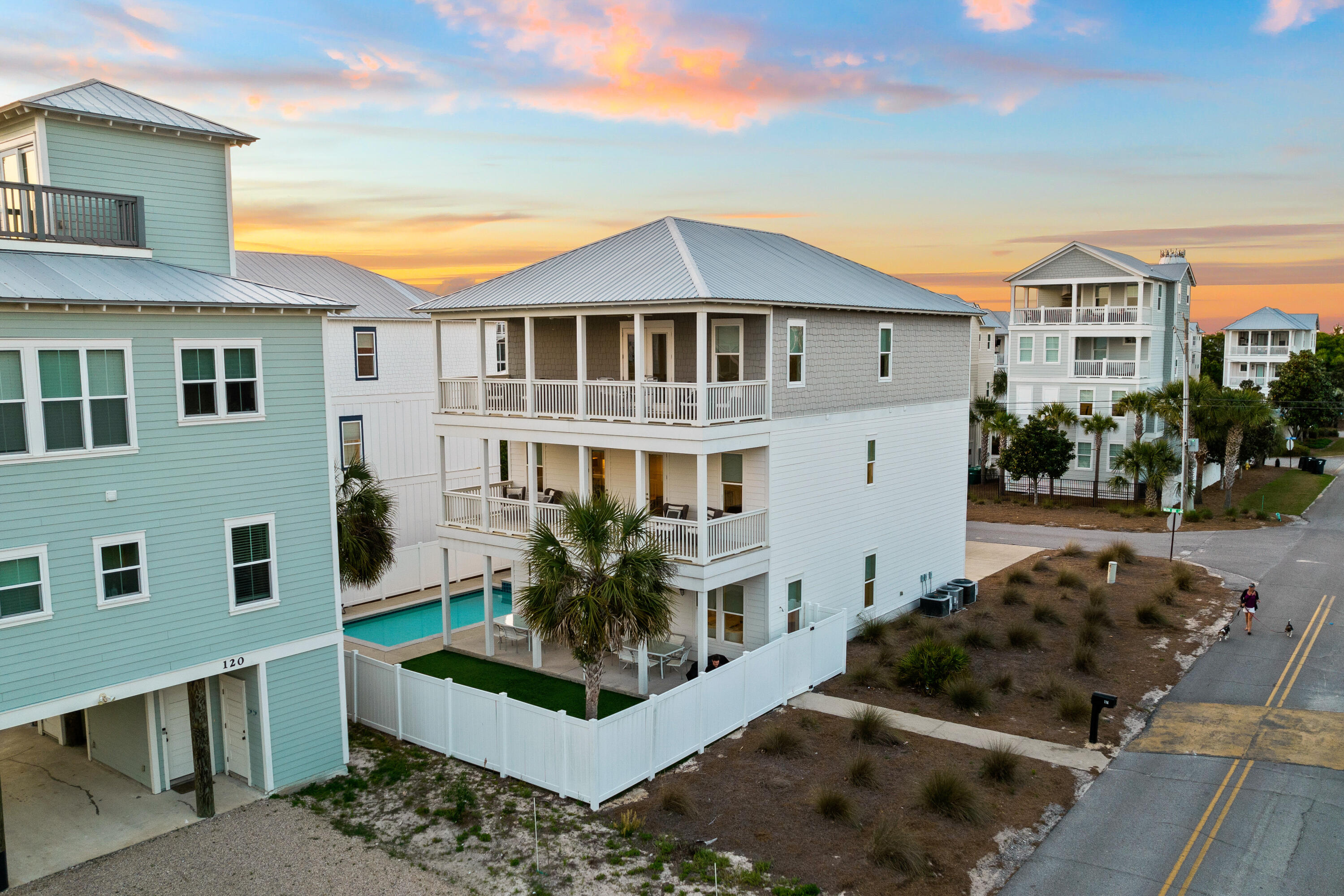 114 South Wall Street Inlet Beach, FL 32461 - Photo 7 of 62 a front view of a house with a yard
