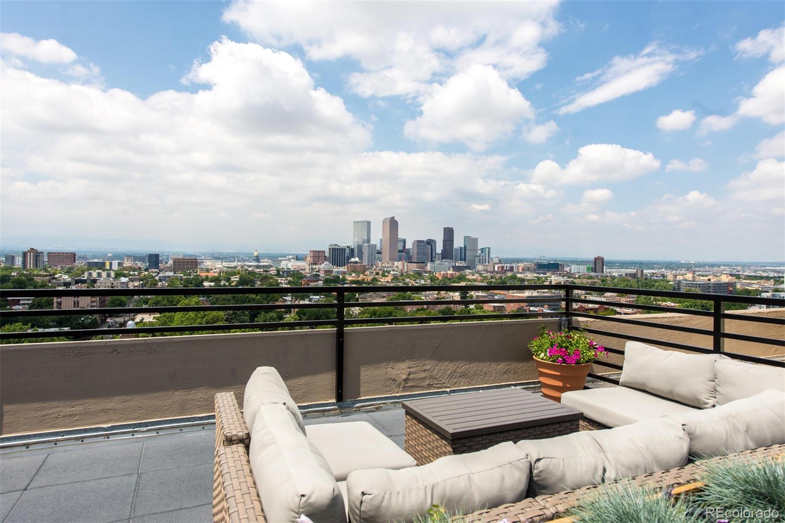 1313 North Williams Street, Unit 906 Denver, CO 80218 - Photo 29 of 31 a view of a terrace with furniture