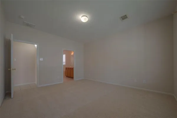 a view of empty room