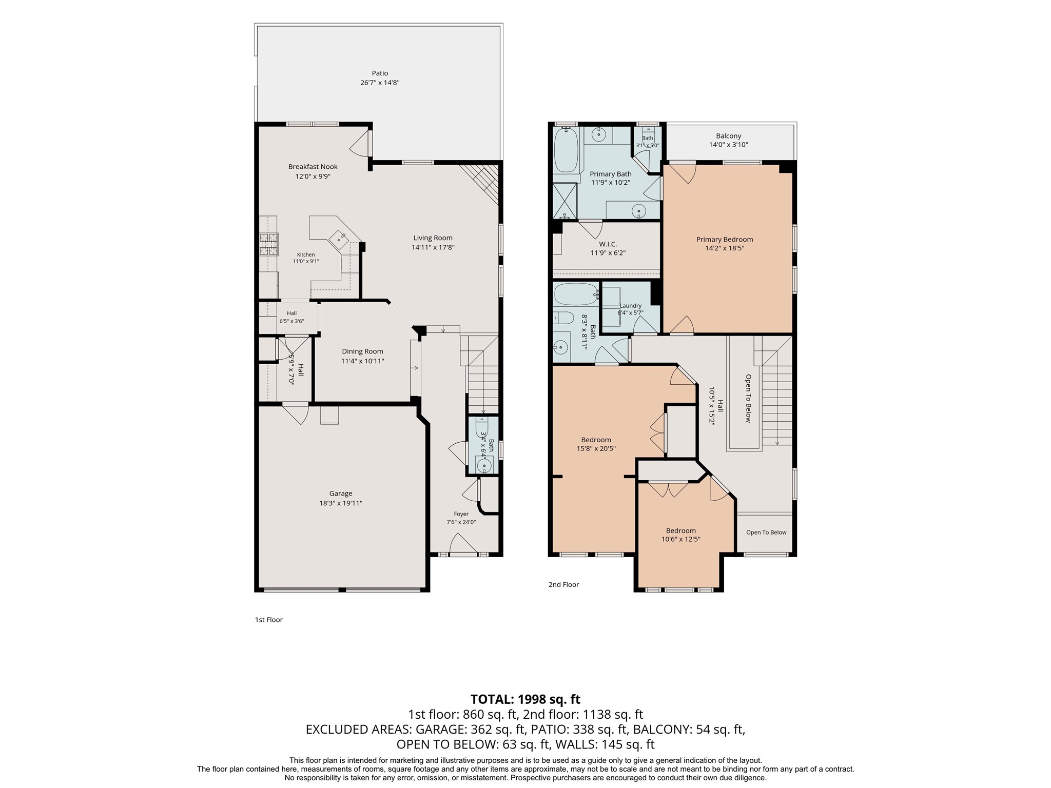 7618 North Linpar Court Houston, TX 77040 - Photo 32 of 34 Complete Floor Plan 7816 N Linpar Ct Houston Texas 77040
