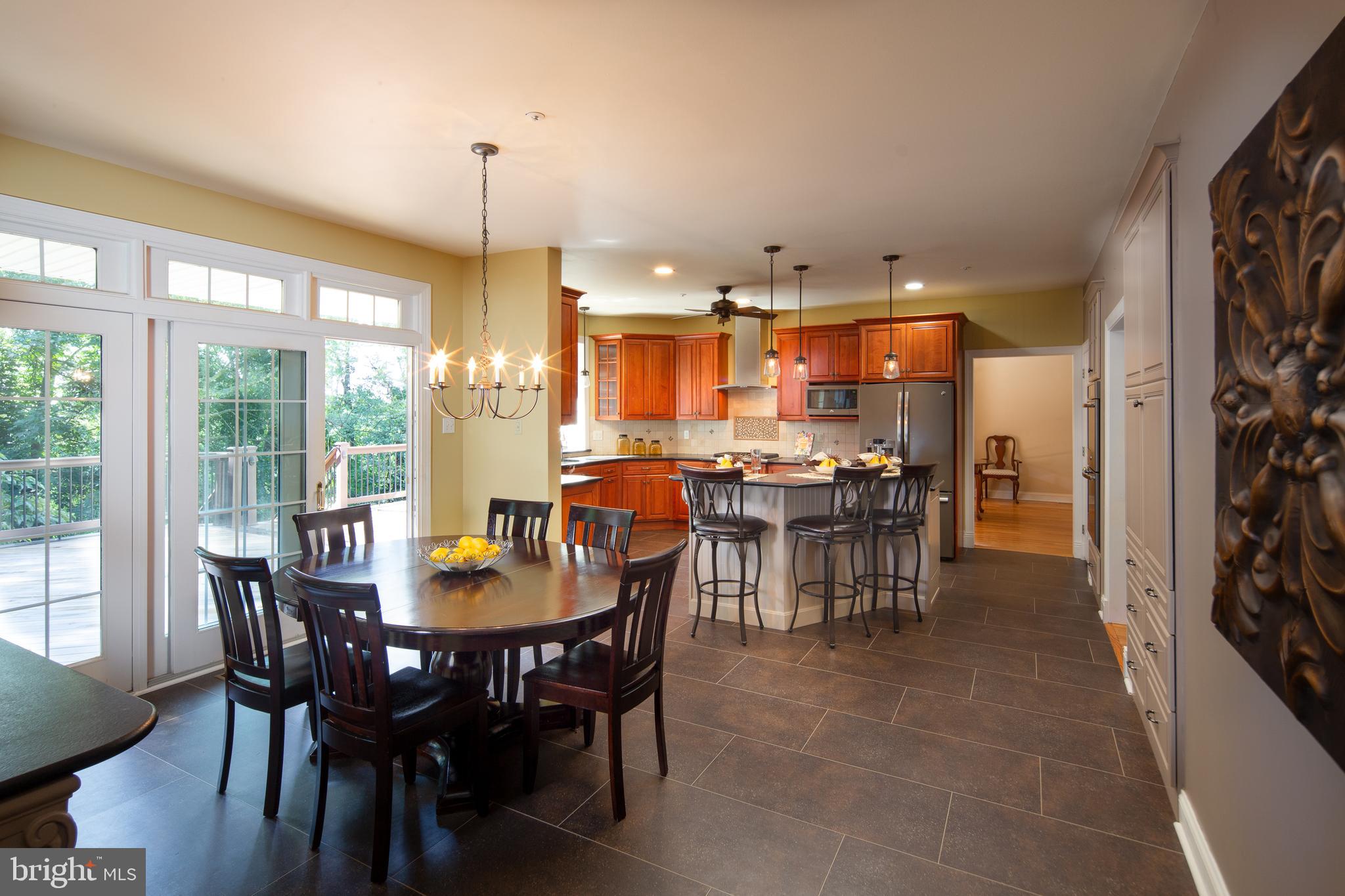 5708 Ridgeview Drive Doylestown, PA 18902 - Photo 13 of 37 Breakfast area w/French Doors to Deck