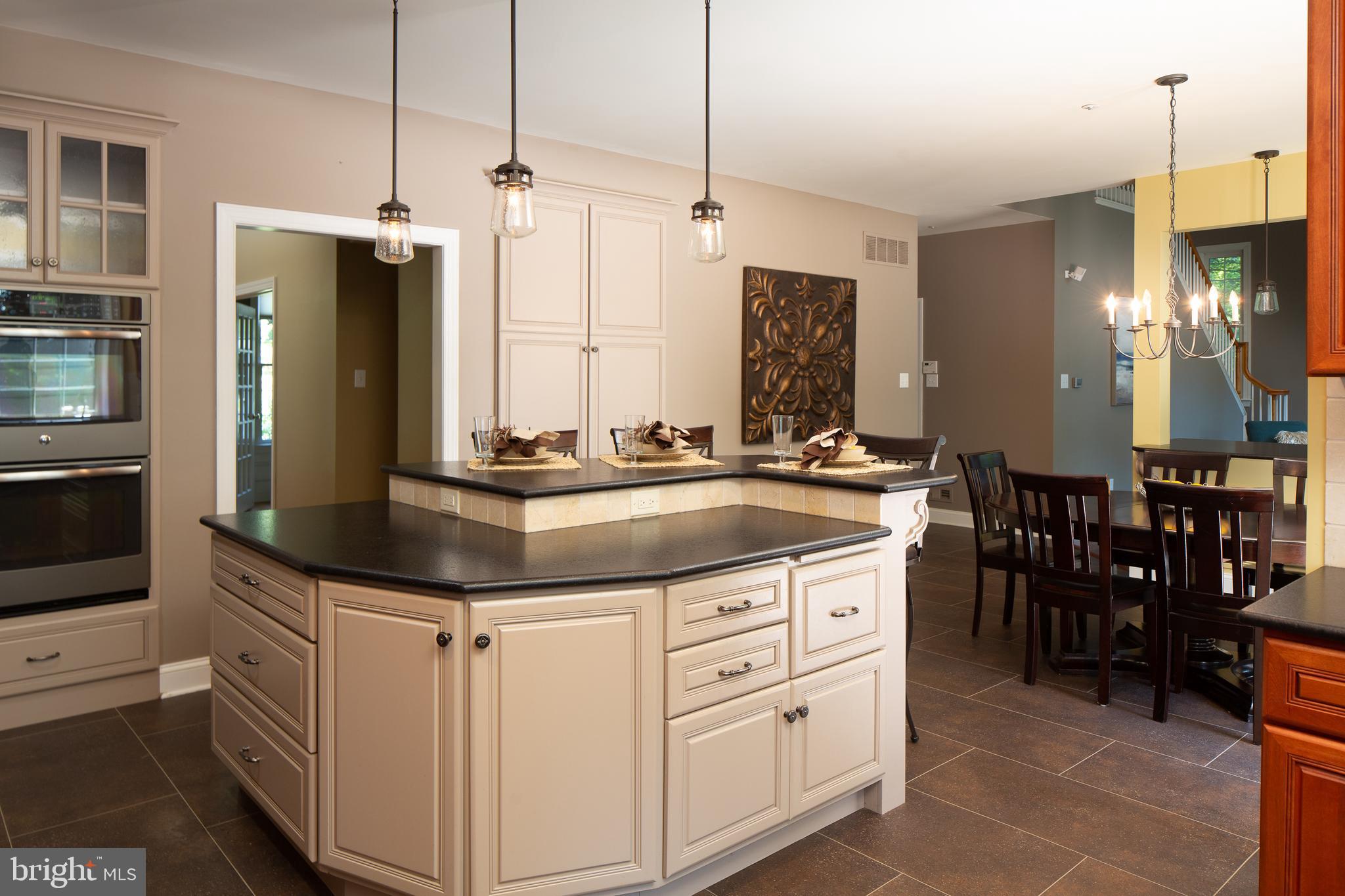 5708 Ridgeview Drive Doylestown, PA 18902 - Photo 15 of 37 Two-tone cabinetry, "Black Ash" rubbed Granite