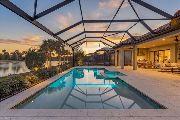 a outdoor space with a patio