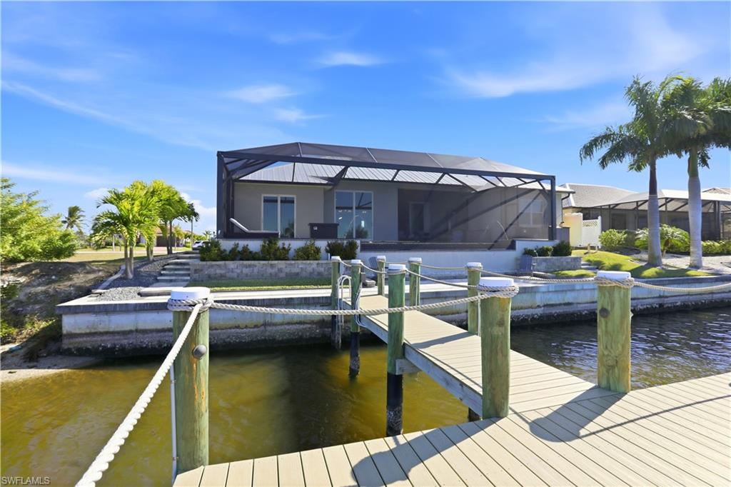 1616 Old Burnt Store Road North Cape Coral, FL 33993 - Photo 25 of 50 Custom Dock.
