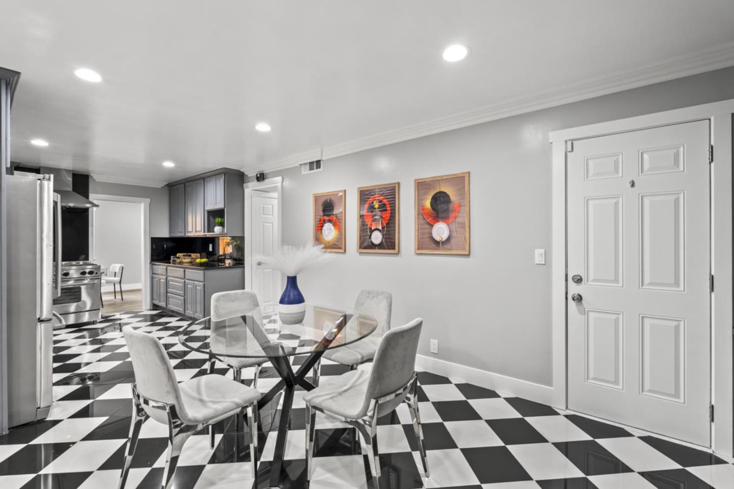 5150 Brookside Lane Concord, CA 94521 - Photo 12 of 51 a view of a dining room with furniture and a kitchen