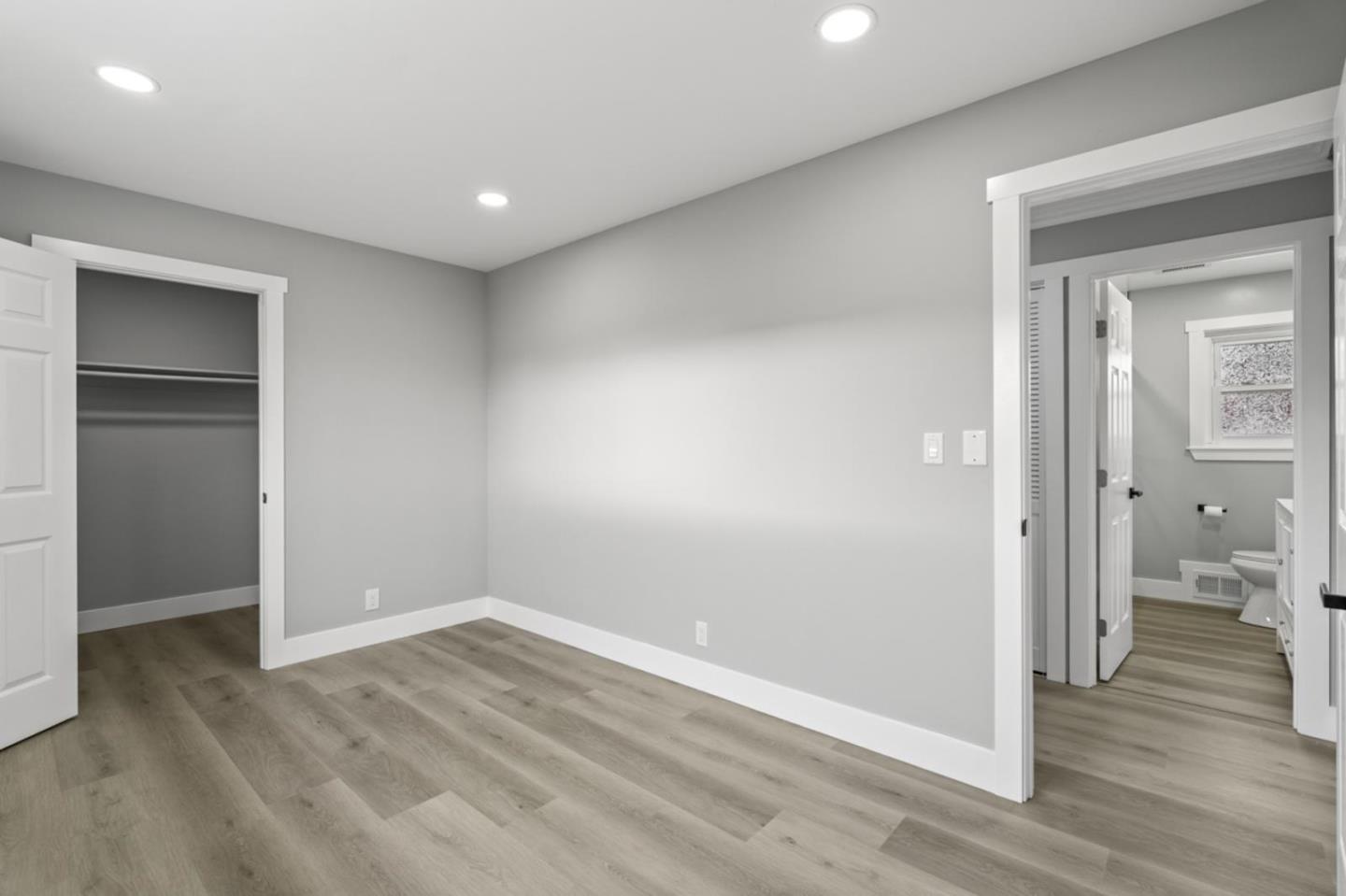 5150 Brookside Lane Concord, CA 94521 - Photo 40 of 51 wooden floor in an empty room with a bathroom