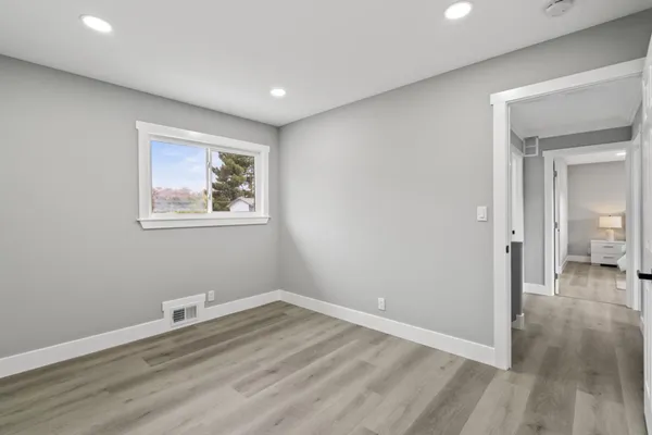 a view of an empty room