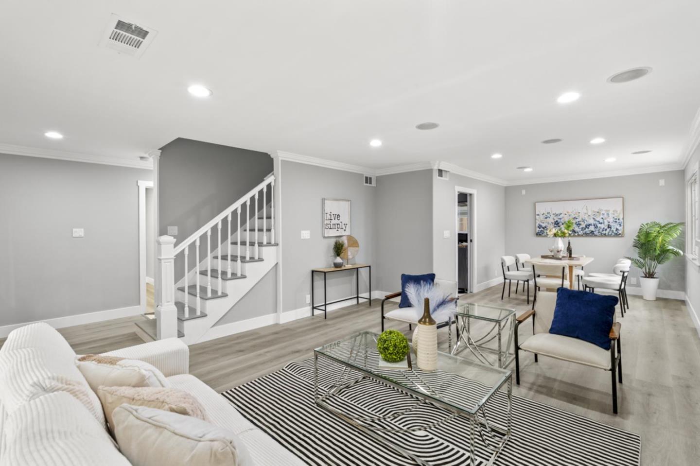 5150 Brookside Lane Concord, CA 94521 - Photo 5 of 51 a living room with furniture and wooden floor