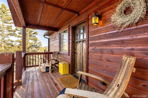 a view of a house with a roof deck