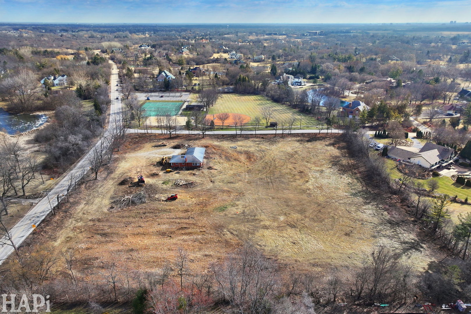 1 West Penny Road South Barrington, IL 60010 - Photo 7 of 30 an aerial view of residential houses with outdoor space