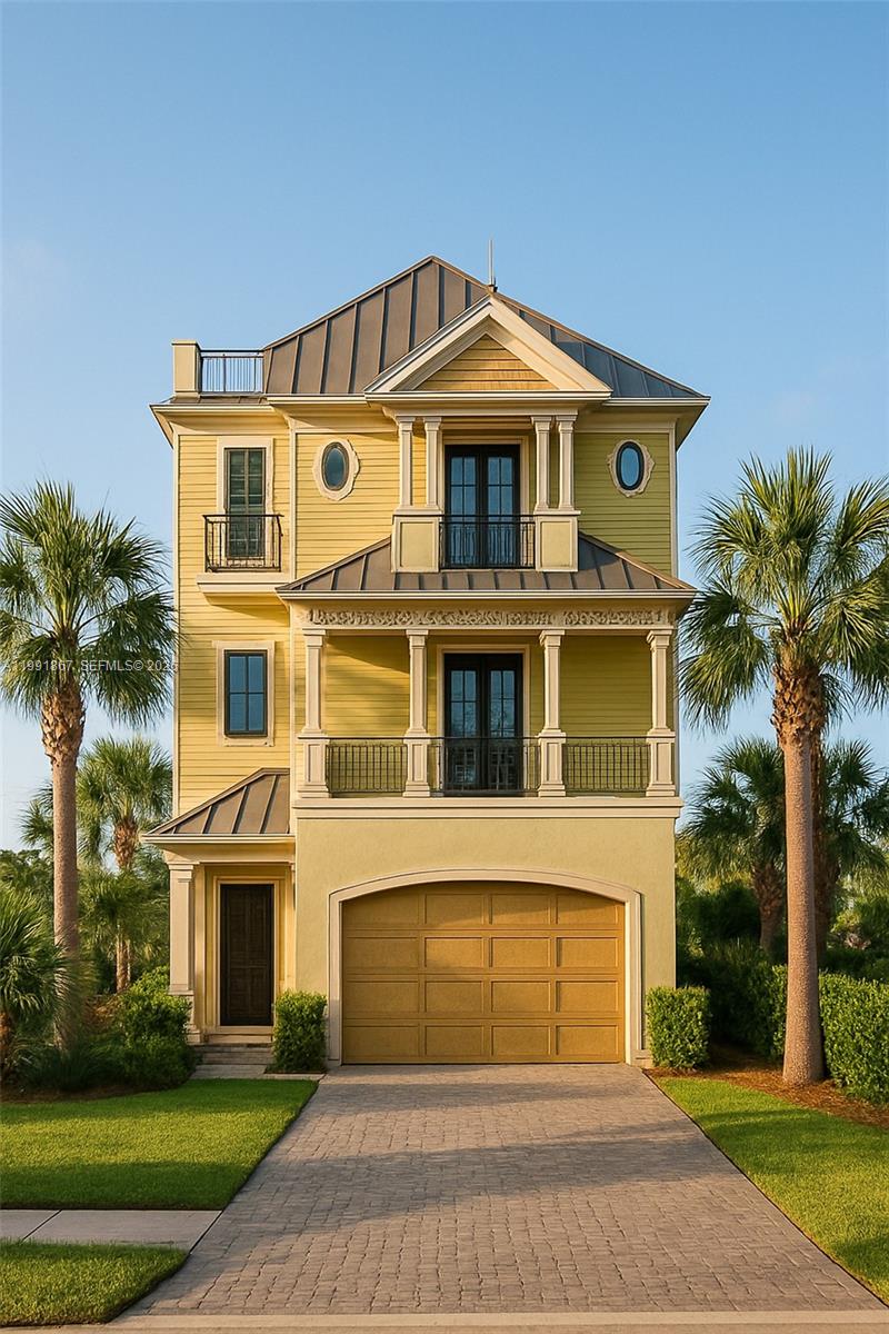 5028 Watersong Way Fort Pierce, FL 34949 - Photo 22 of 24 a front view of a house with a yard