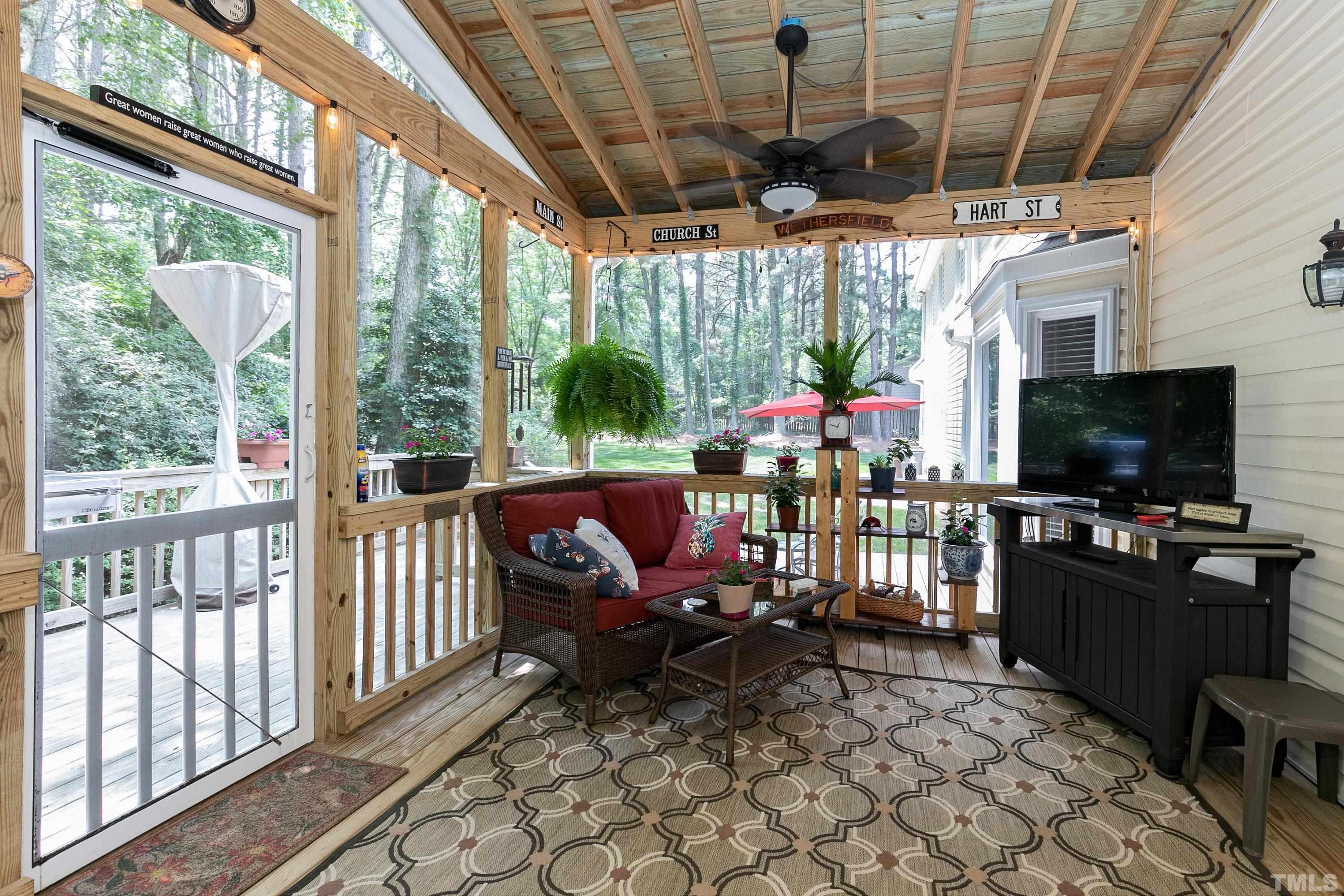 2905 Kenwick Court Raleigh, NC 27613 - Photo 11 of 45 a view of a porch with furniture