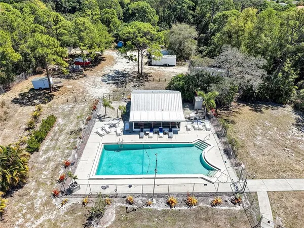 a view of a lake with houses