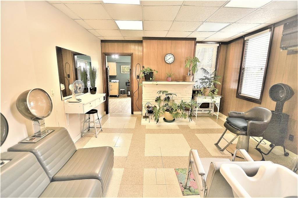 2517 Mt Troy Road Pittsburgh, PA 15212 - Photo 24 of 40 Enterance to the middle of the wash station, two stationary hair dryers on left and one portable on right.If using the first floor as a one bedroom unit then this room would be the livingroom.