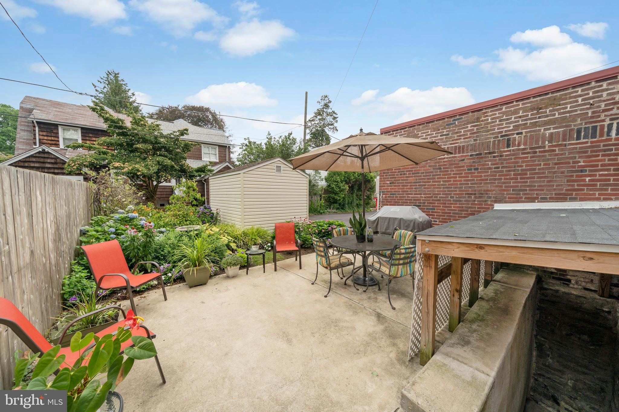 1421 Edgevale Road Wynnewood, PA 19096 - Photo 36 of 41 Backyard Patio