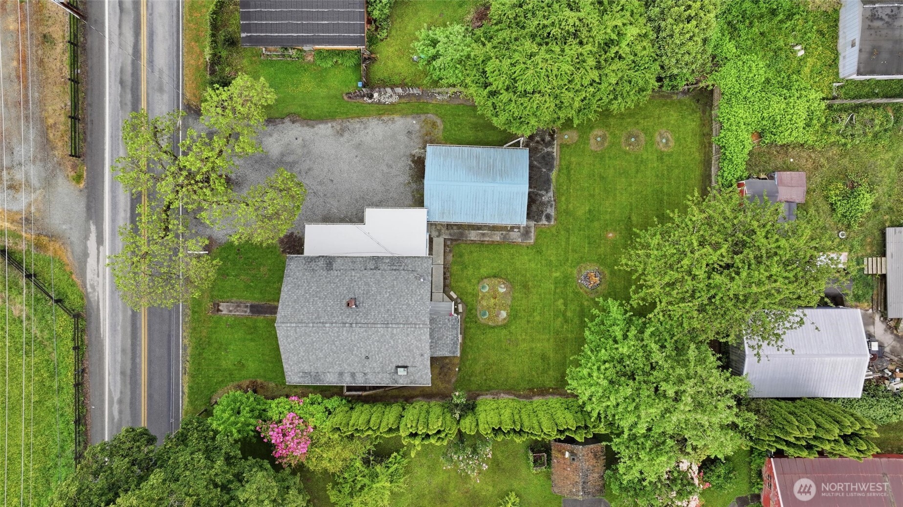 23746 Old Day Creek Road, Unit A & B Sedro-Woolley, WA 98284 - Photo 35 of 36 an aerial view of a house