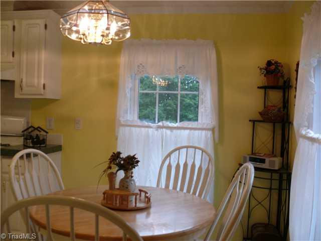 4283 Waynick Meadow Road Asheboro, NC 27205 - Photo 9 of 11 Dining Room. Dining area in kitchen
